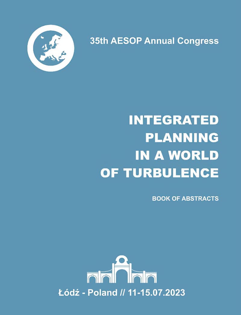 					View Vol. 35 No. 1 (2023): INTEGRATED PLANNING IN A WORLD OF TURBULENCE - book of abstracts
				